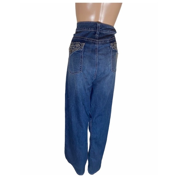 Melissa McCarthy Seven7 Women's Blue Boot Cut Jeans - Picture 4 of 8